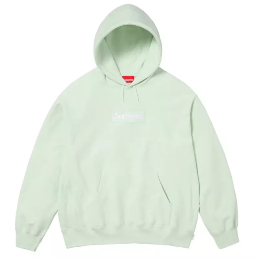 Supreme Box Logo Hooded Sweatshirt “Light Green”